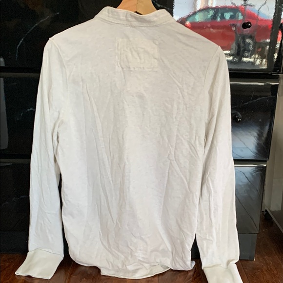 Abercrombie & Fitch White Long Sleeve Tee - Picture 3 of 3